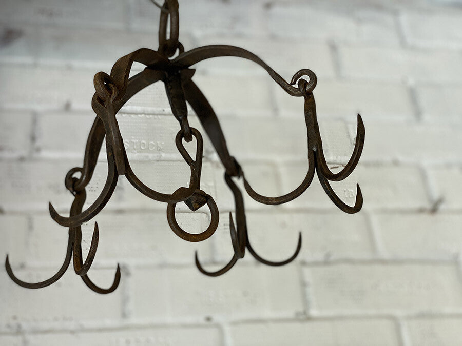 English Antique Iron Decorative Object - detail 3