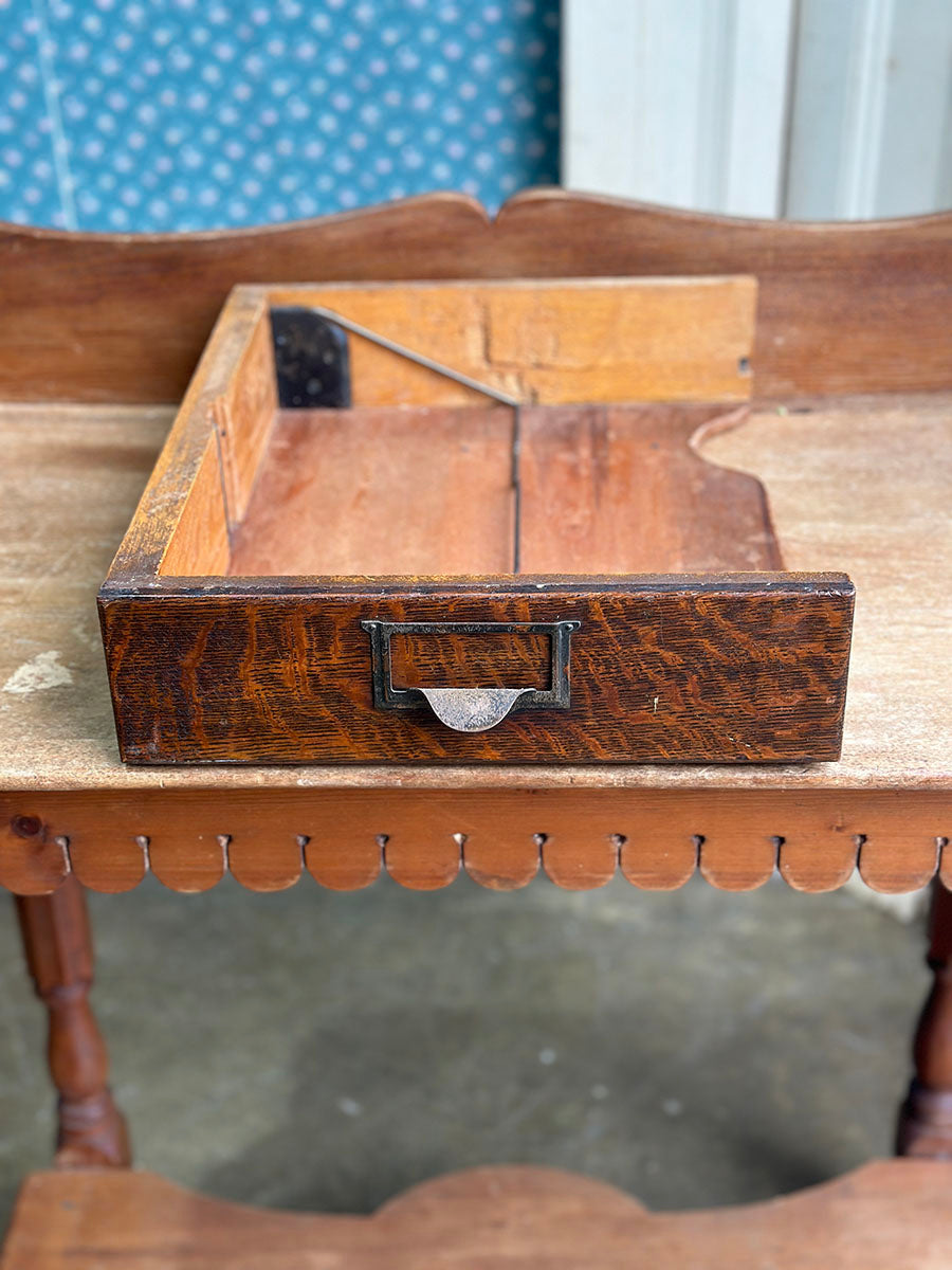 German Vintage Globe Wernicke Filing Cabinet Drawer - detail 2