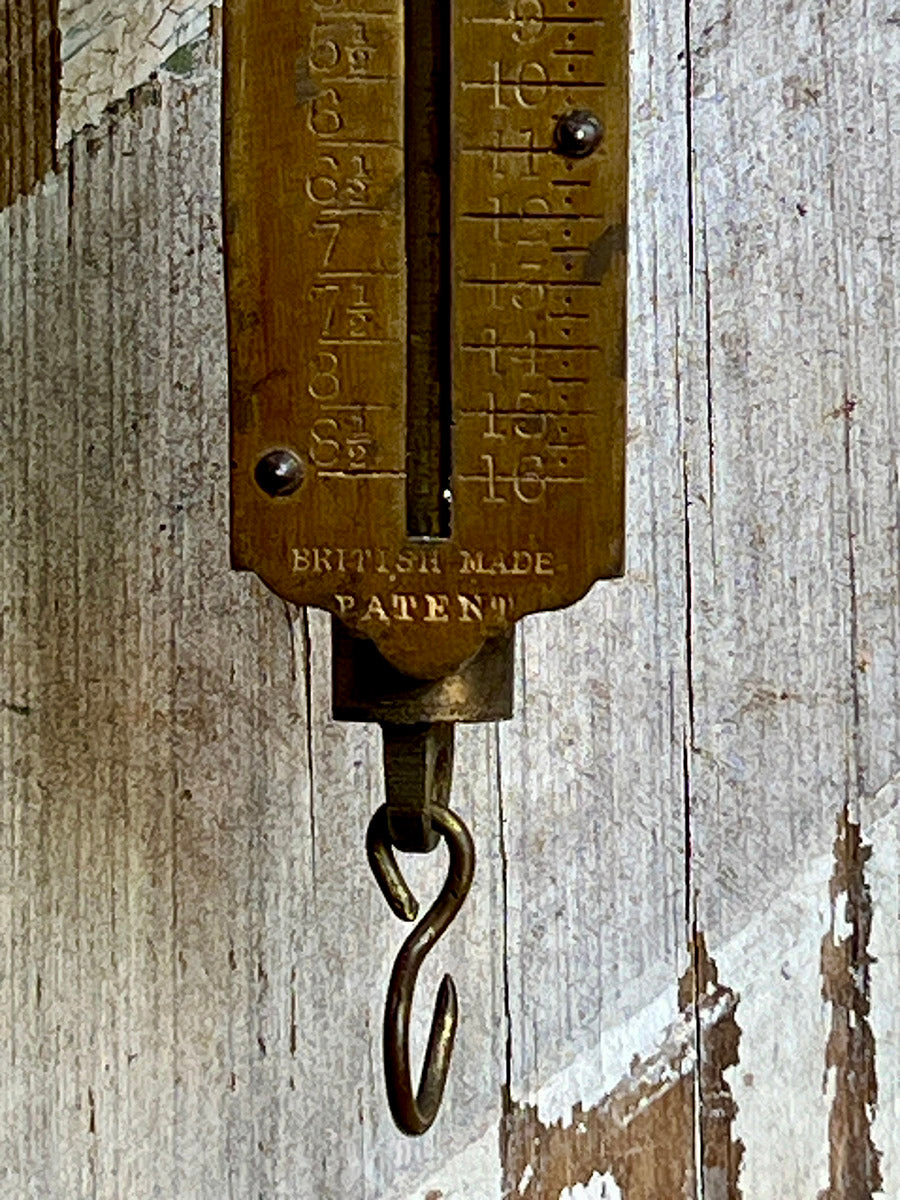 British Antique Salter Pocket Letter Scale - detail 2