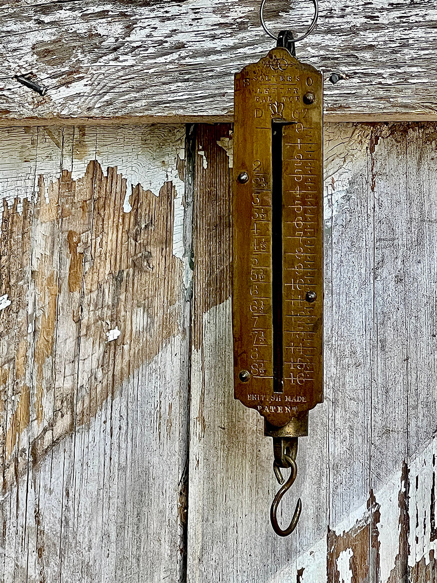 British Antique Salter Pocket Letter Scale - detail 3