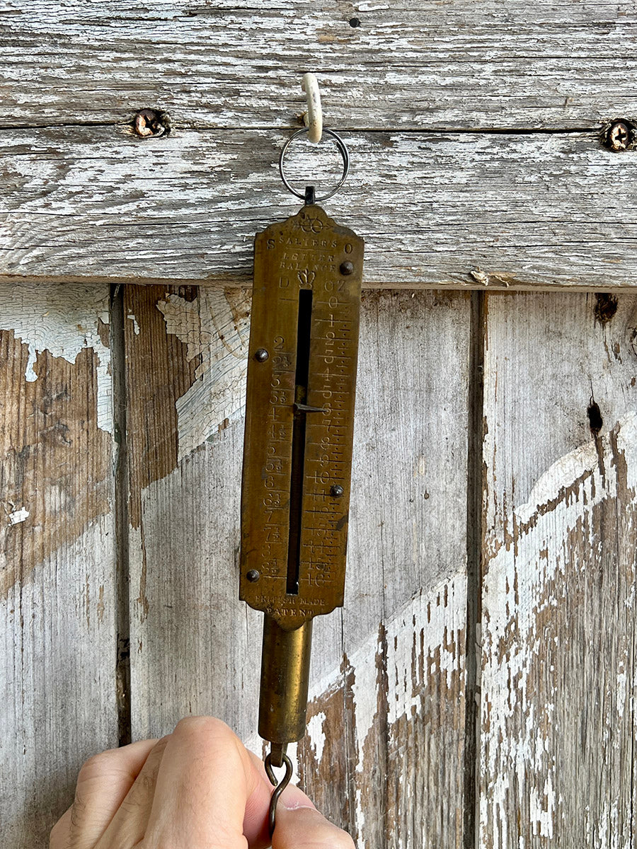 British Antique Salter Pocket Letter Scale - detail 5