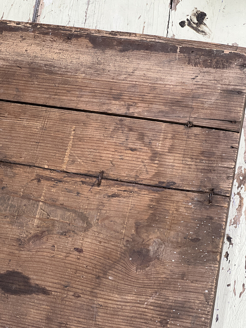 French Vintage Wooden Box - detail 3