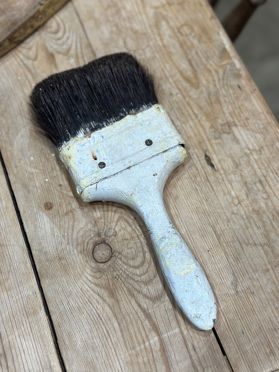 English Vintage White Painting Brush - main image