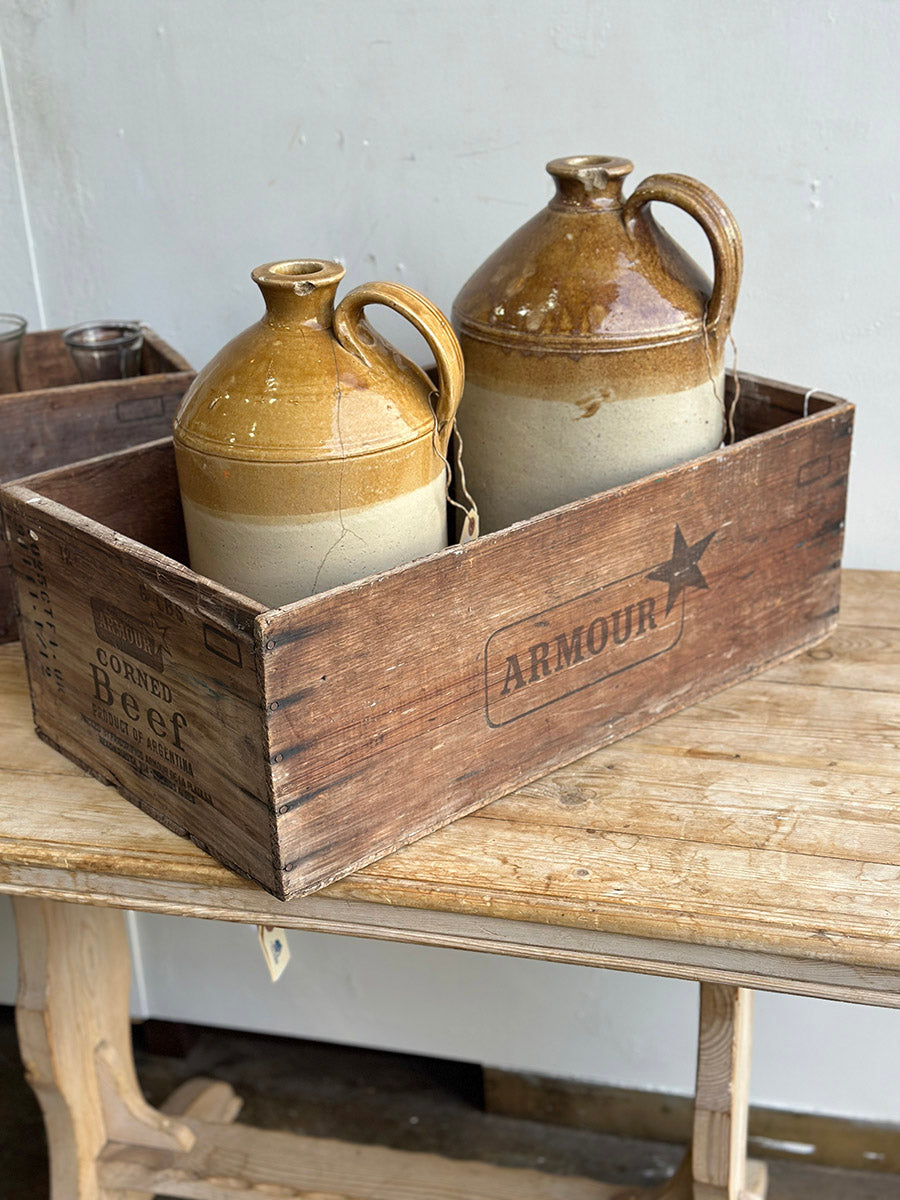 English Vintage Wooden Box - main image