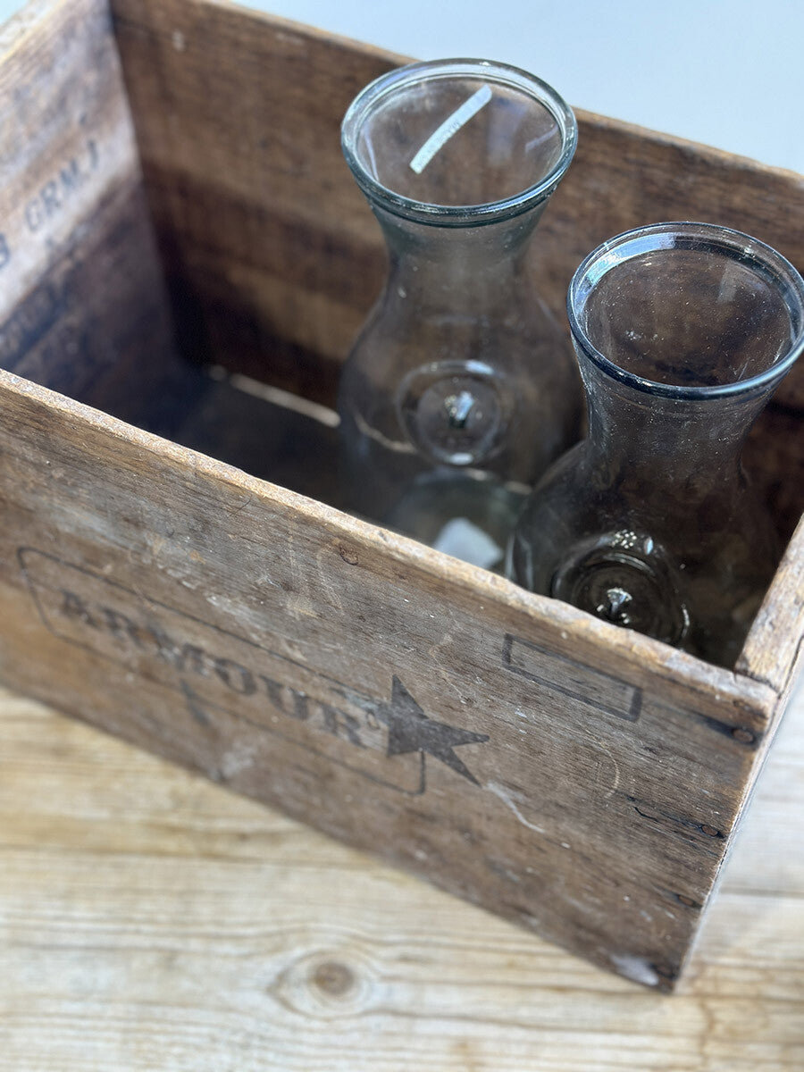 English Vintage Wooden Box - detail 4