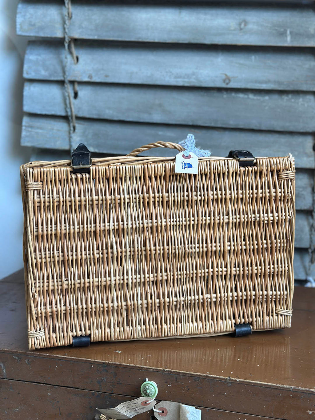 English Vintage Basket - main image