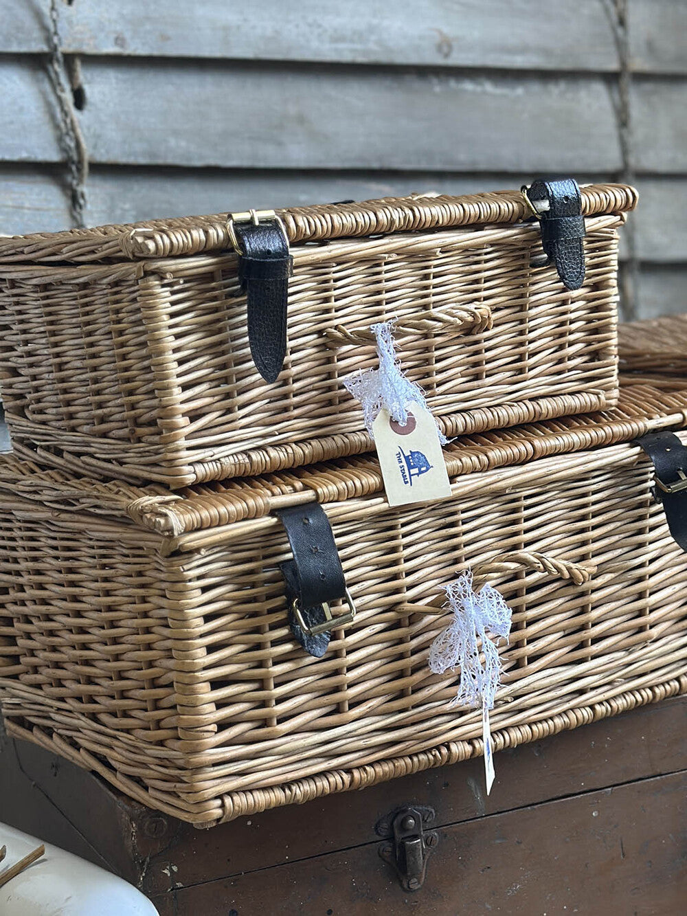 English Vintage Basket - detail 2