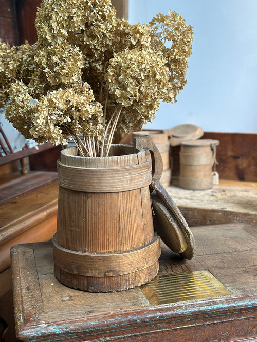 Small English Antique Wooden Jug - main image