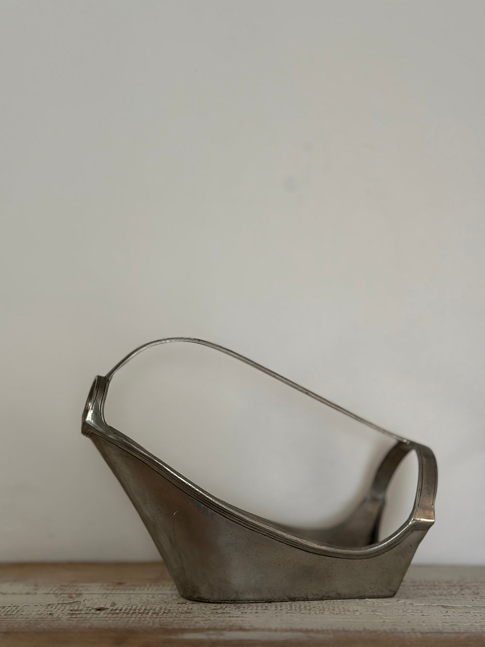 Italian Vintage Marinoni Pewter Wine Holder - main image