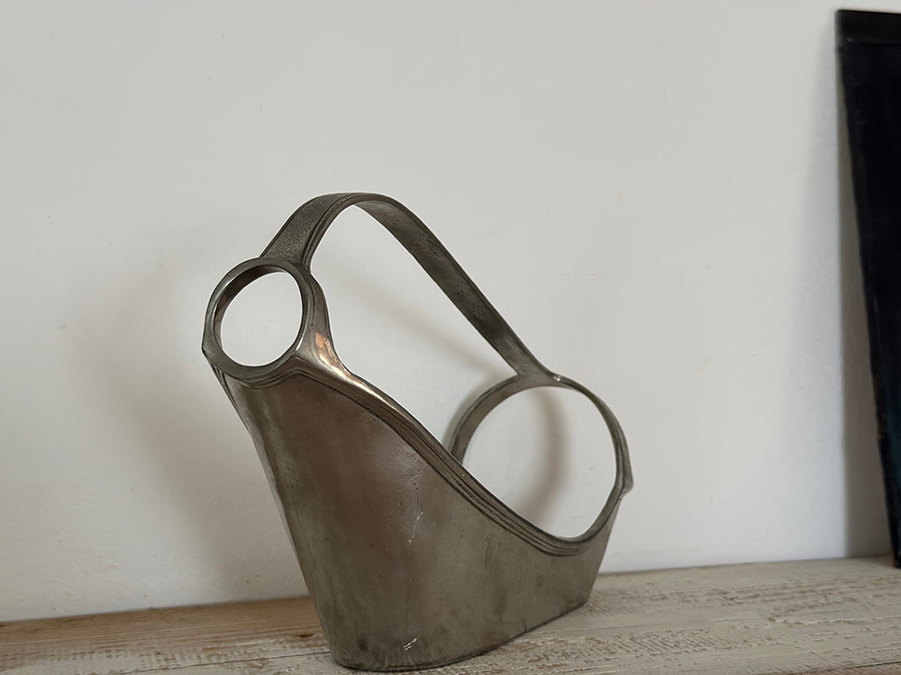 Italian Vintage Marinoni Pewter Wine Holder - detail 1