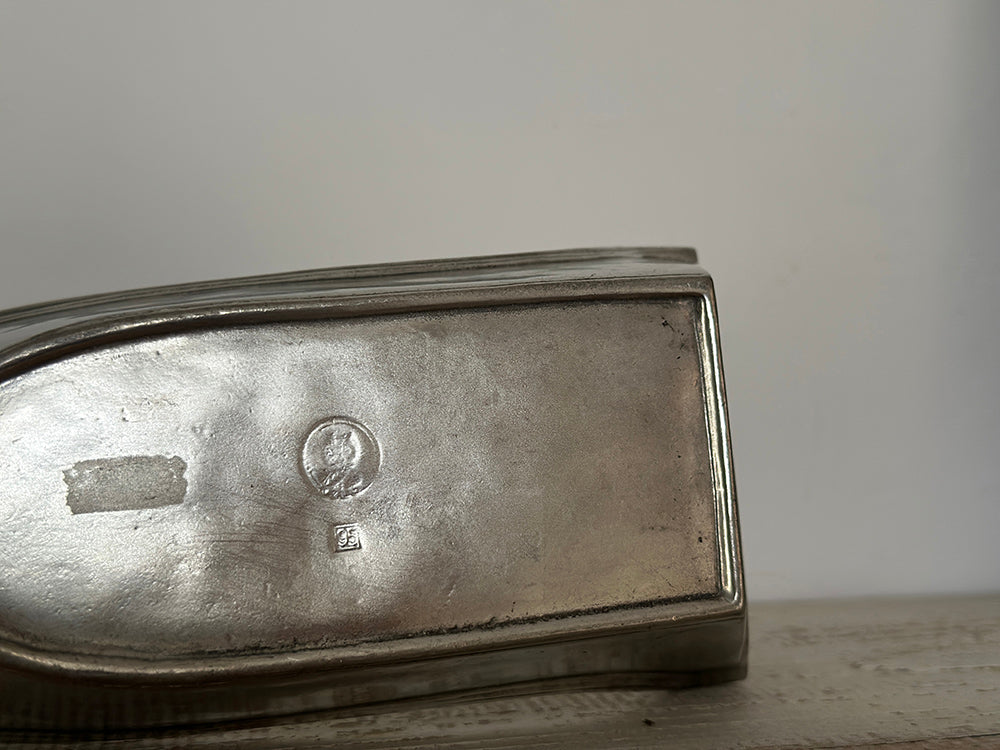 Italian Vintage Marinoni Pewter Wine Holder - detail 3
