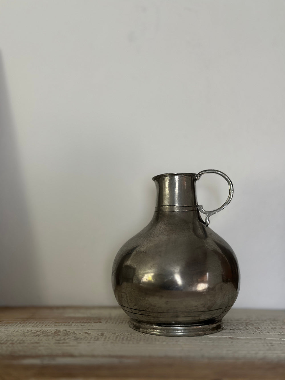 Italian Vintage Valpetro Pewter Pitcher - main image