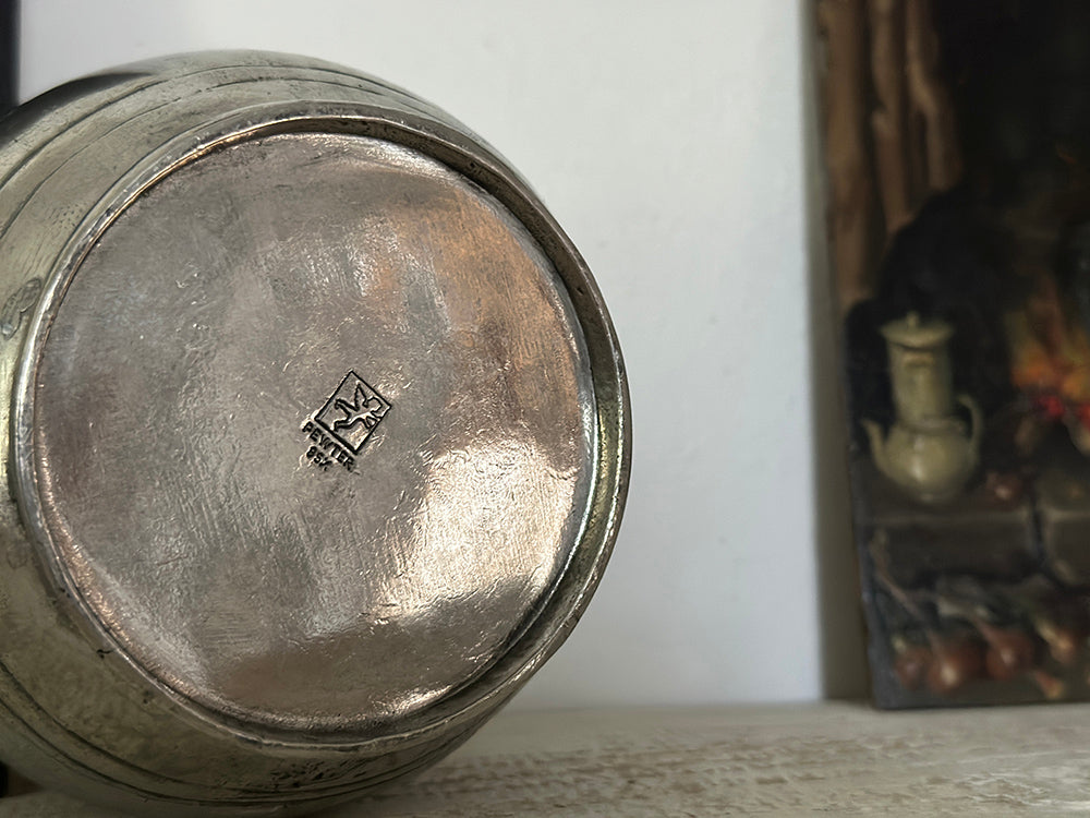 Italian Vintage Valpetro Pewter Pitcher - detail 1