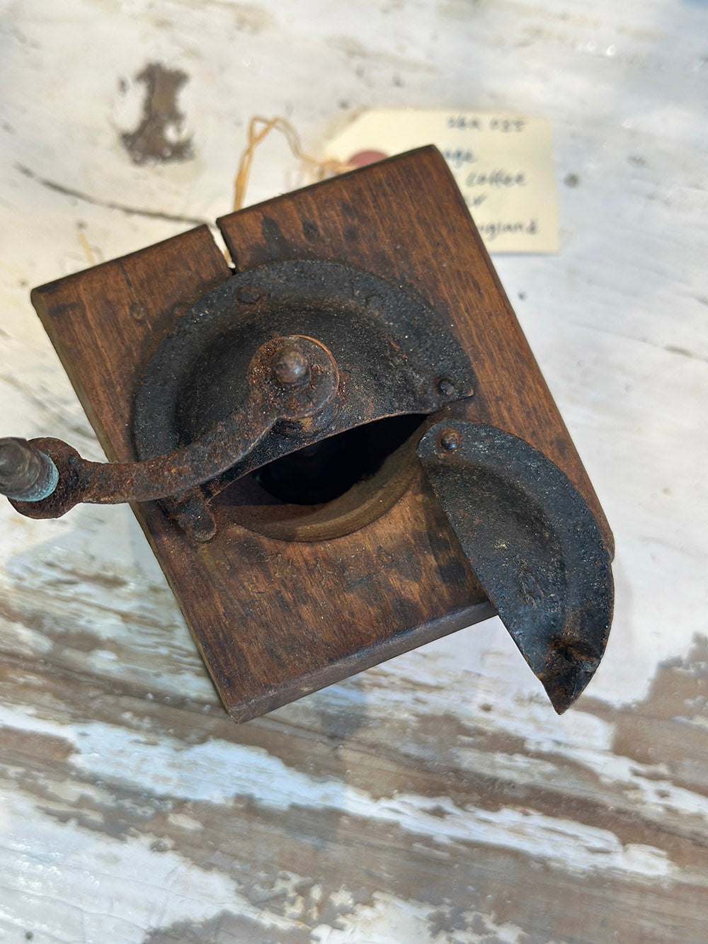 English Vintage Mini Coffee Grinder - detail 2