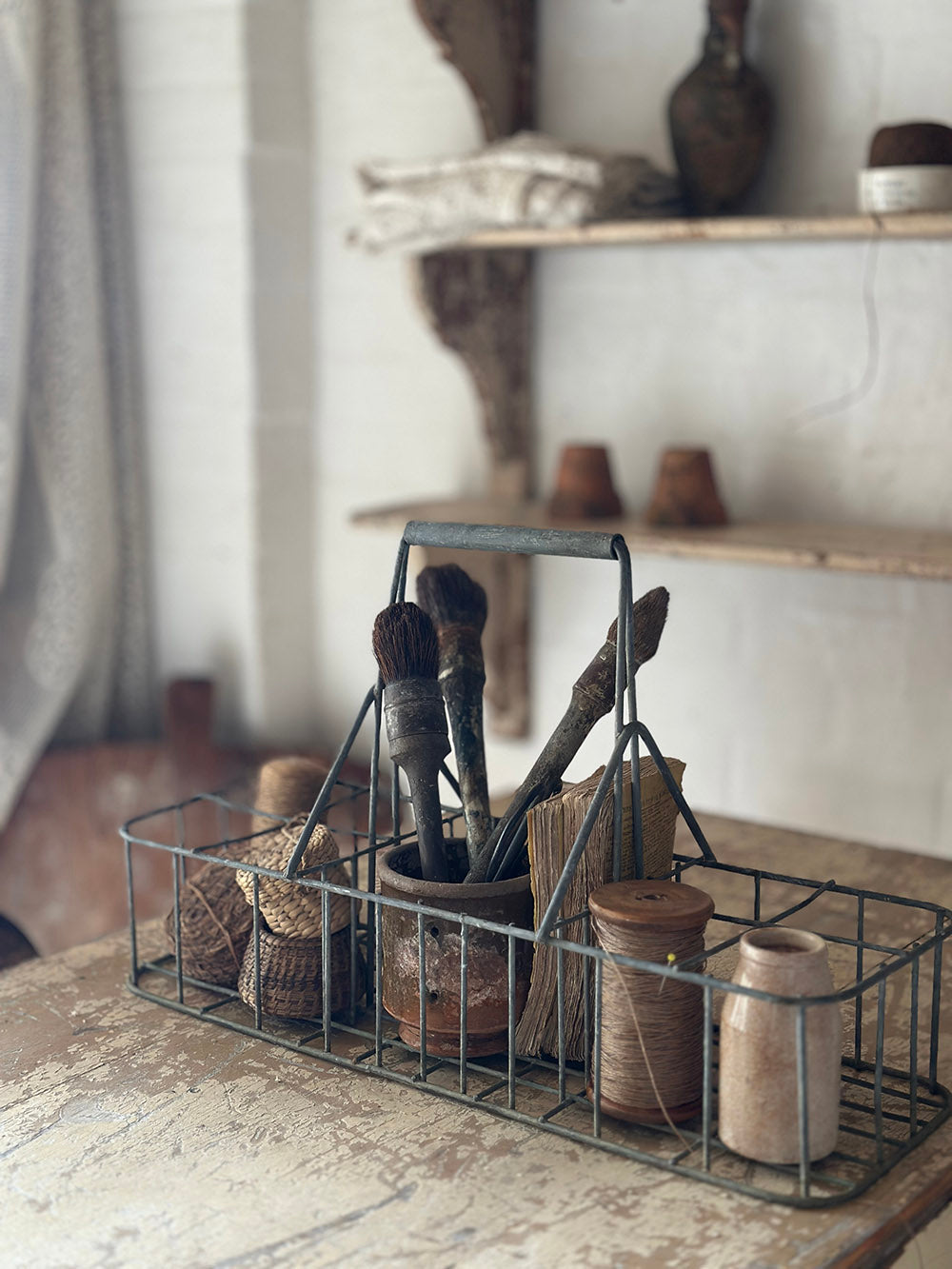 English Vintage Basket - main image