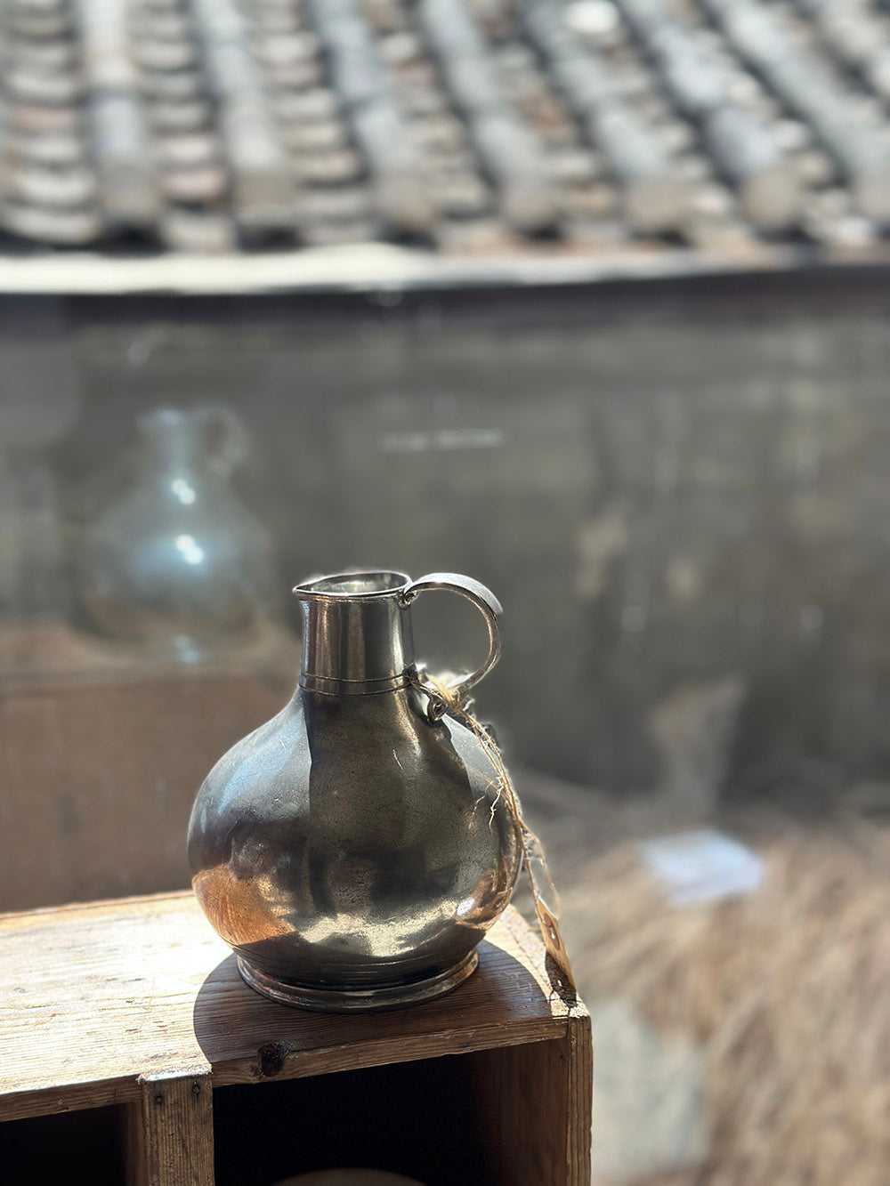 Italian Vintage Valpetro Pewter Pitcher - detail 5