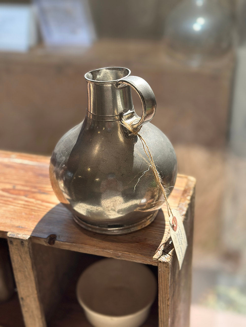 Italian Vintage Valpetro Pewter Pitcher - detail 6