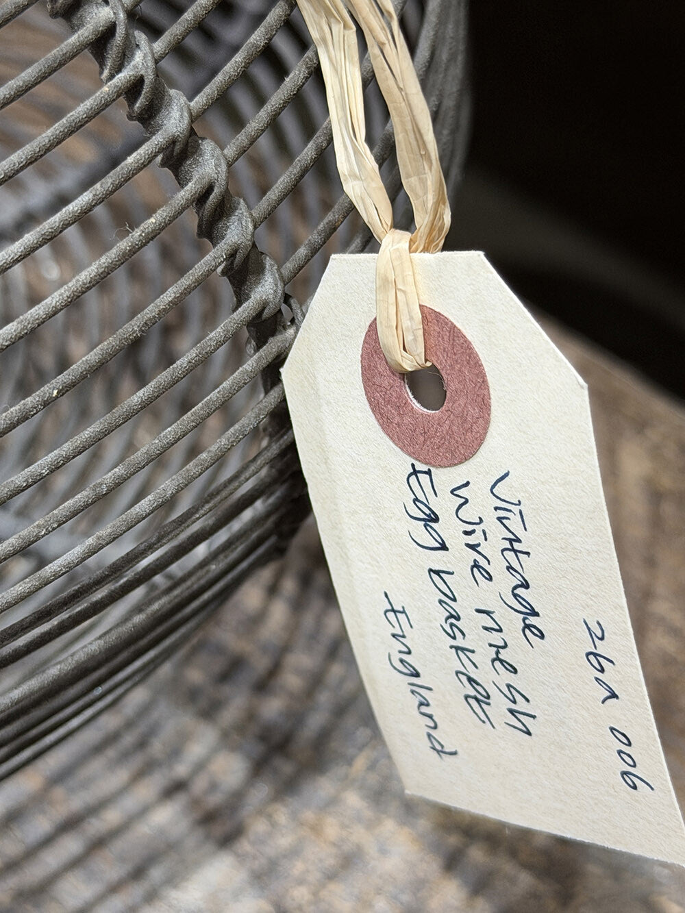 English Vintage Basket - detail 6