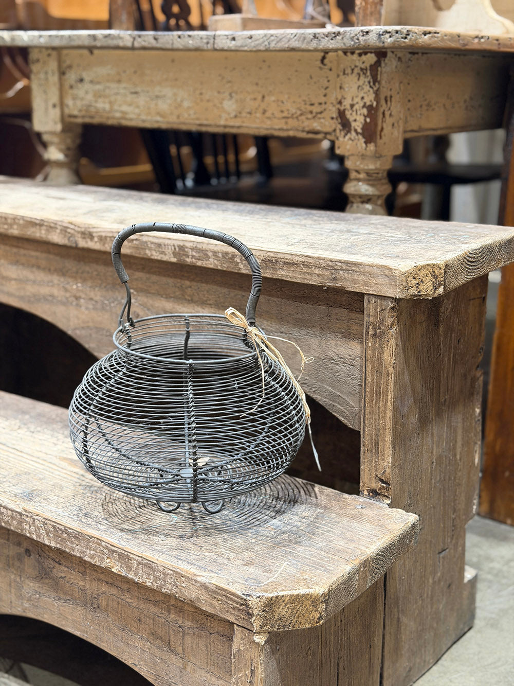 English Vintage Basket - main image