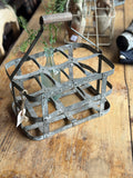 English Vintage Metal Bottle Rack - main image